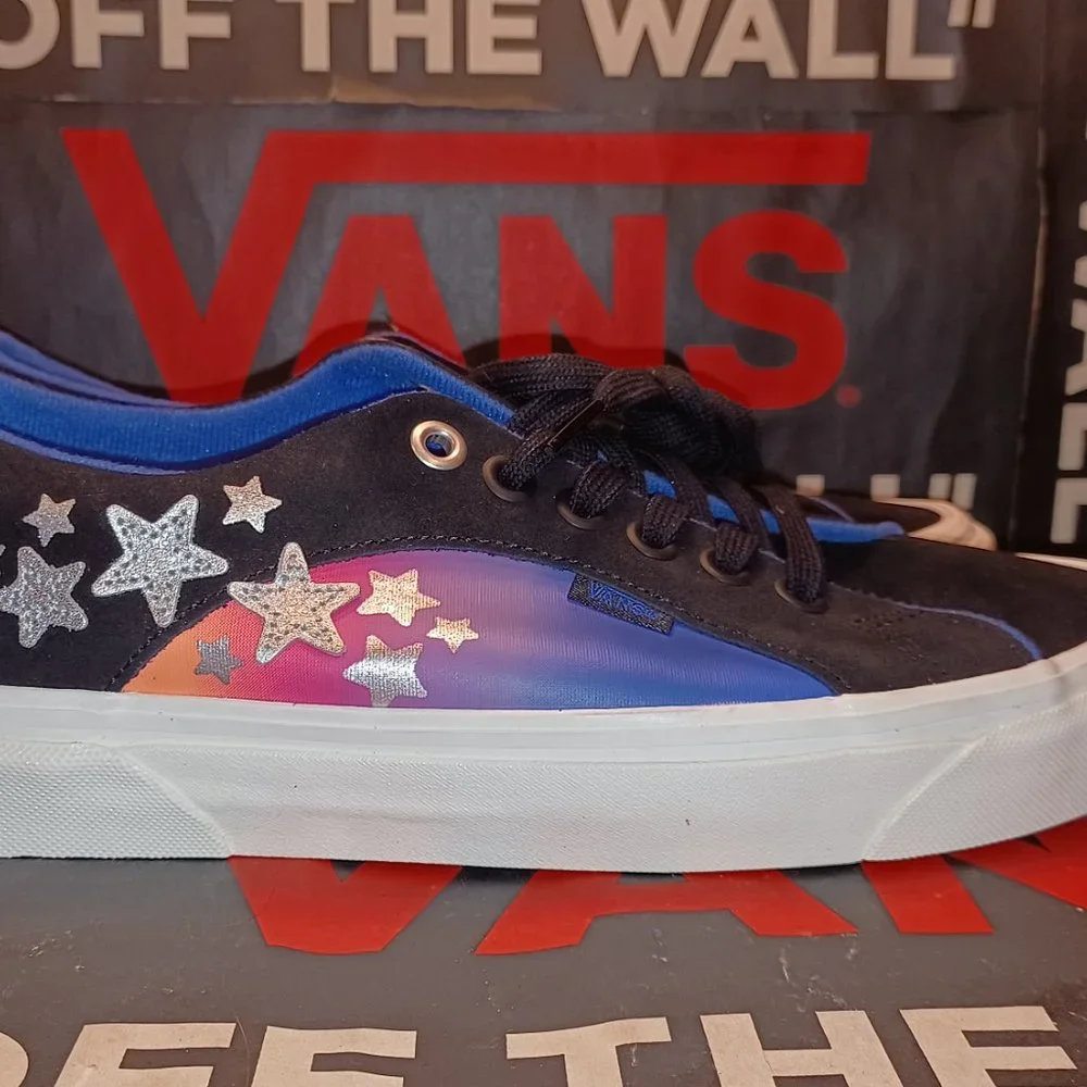 VANS Men's 8.5/Women's 10 Lampin 86 DX x Anaheim Factory Black moon stars Galaxy